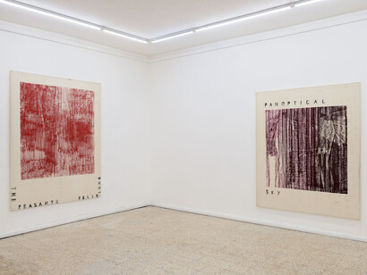 Fabian Herkenhoener, Lumpen void, veduta della mostra. Per gentile concessione di Contemporary Cluster. Foto di Roberto Apa