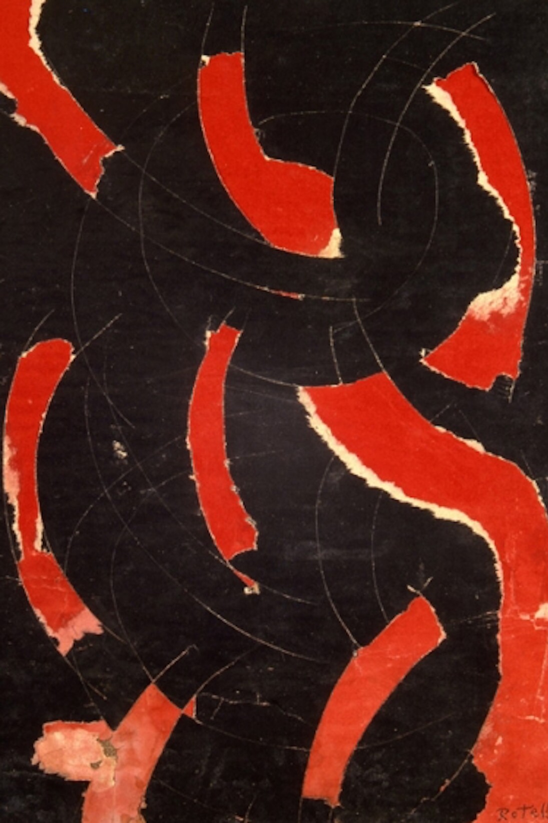 Mimmo Rotella e Giorgio Marconi, A history of art and friendship, Exhibition view. Courtesy of Fondazione Marconi