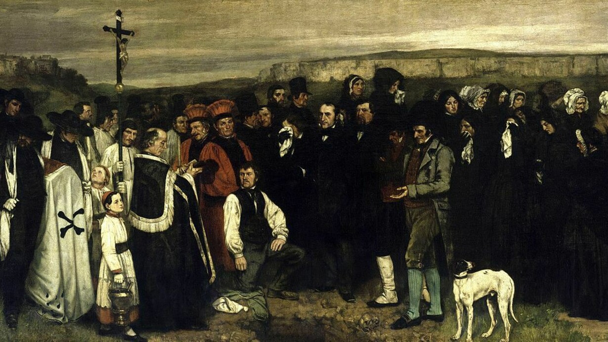 Gustave Courbet, Funerale a Ornans