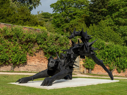 William Kentridge, The pull of gravity, exhibition view. Courtesy of Yorkshire Sculpture Park