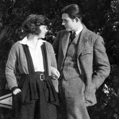 Nel 1922 con la prima moglie Hadley