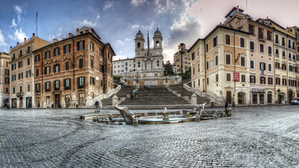 Piazza di Spagna and Trinità dei Monti, Paolo Margari