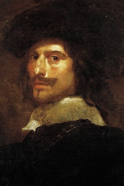 Giovanni Benedetto Castiglione, detto il Grechetto, "Ritratto di Gianlorenzo Bernini", 1634. Palazzo Rosso, Genova, Italia