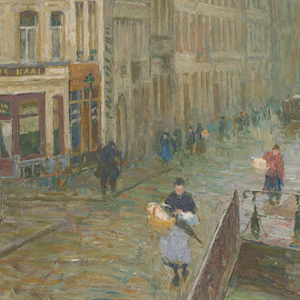 Le récit de Gand, œuvre présentée dans l’exposition. Avec l’aimable autorisation du STAM