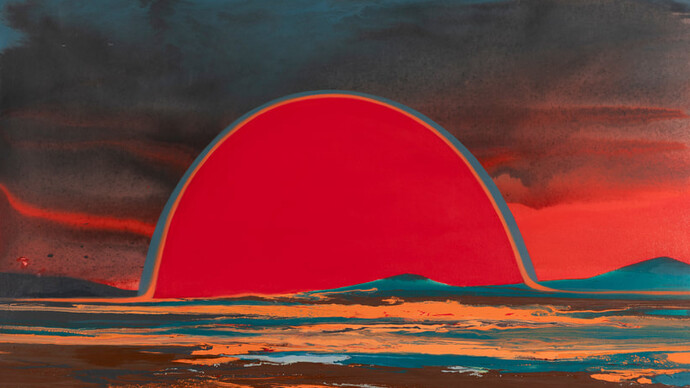 Hilarie Hon, Sunlight murmur XXV (detail), 2025. Courtesy of Gallery Exit