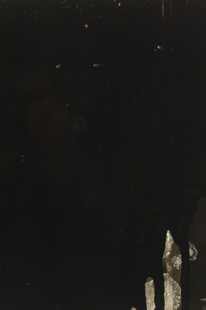 Barcilon, 2015, pure pigments and varnish on wood, 153x200cm. Detail