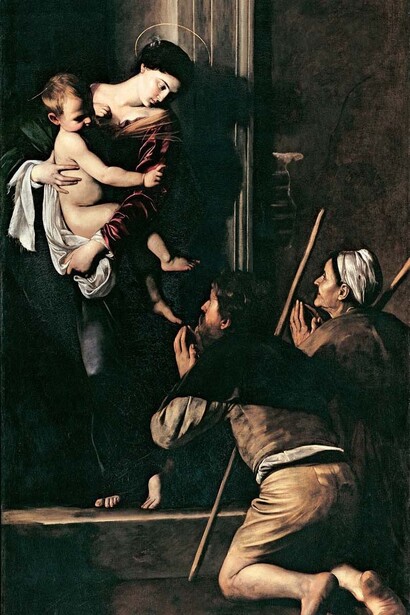 Caravaggio. Madonna dei Pellegrini