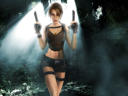 Lara Croft, protagonista del juego Tomb Rider