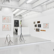 Hannah Heilmann, Red drawings, exhibition view. Courtesy of Wilson Saplana Gallery
