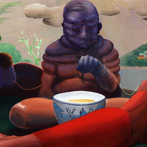 Aniel B. Dias, A borrowed window. Cortesia di Dorothy Circus Gallery