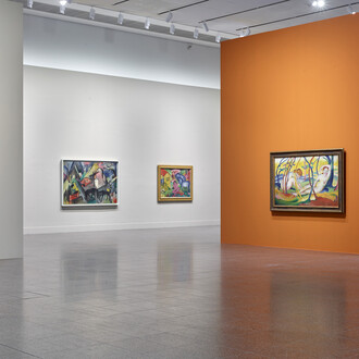 Franz Marc, The quest for a better world, exhibition view. Courtesy of Kunstsammlung Nordrhein-Westfalen