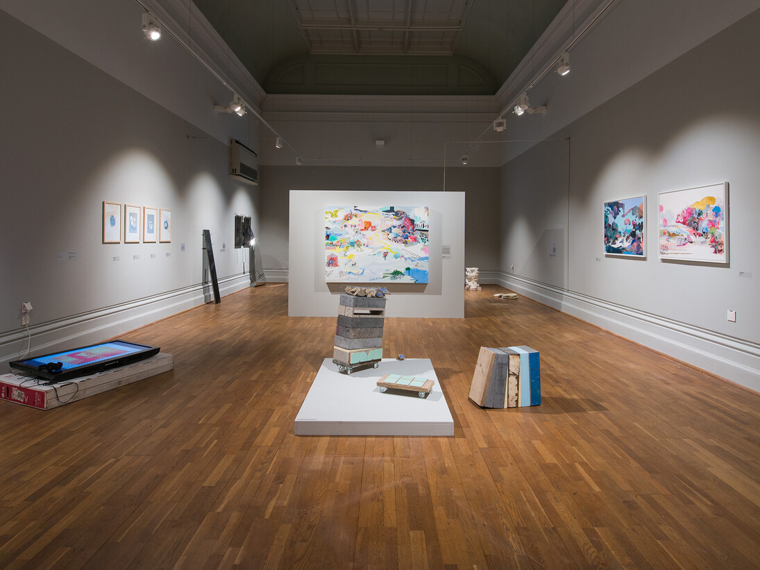 Installation shot, Nottingham Castle Open 2014, image credit John Hartely