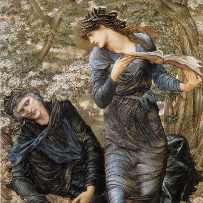 Edward Burne-Jones, The Beguiling of Merlin (1874)