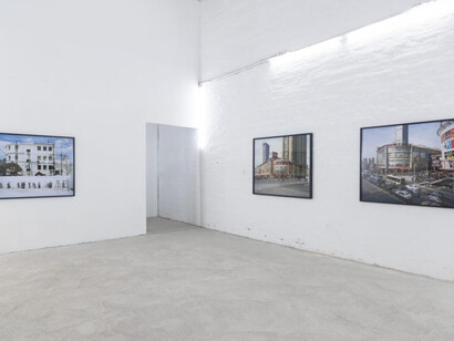 Gabriele Basilico, Shanghai, exhibition view. Courtesy of Galleria Michela Rizzo