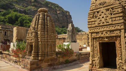 Gujari Mahal Archaeological Museum in Madhya Pradesh, India