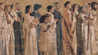 John Nava, Comunión de los Santos, Tapiz de la Catedral de Nuestra Señora de los Ángeles, Los Ángeles, Estados Unidos