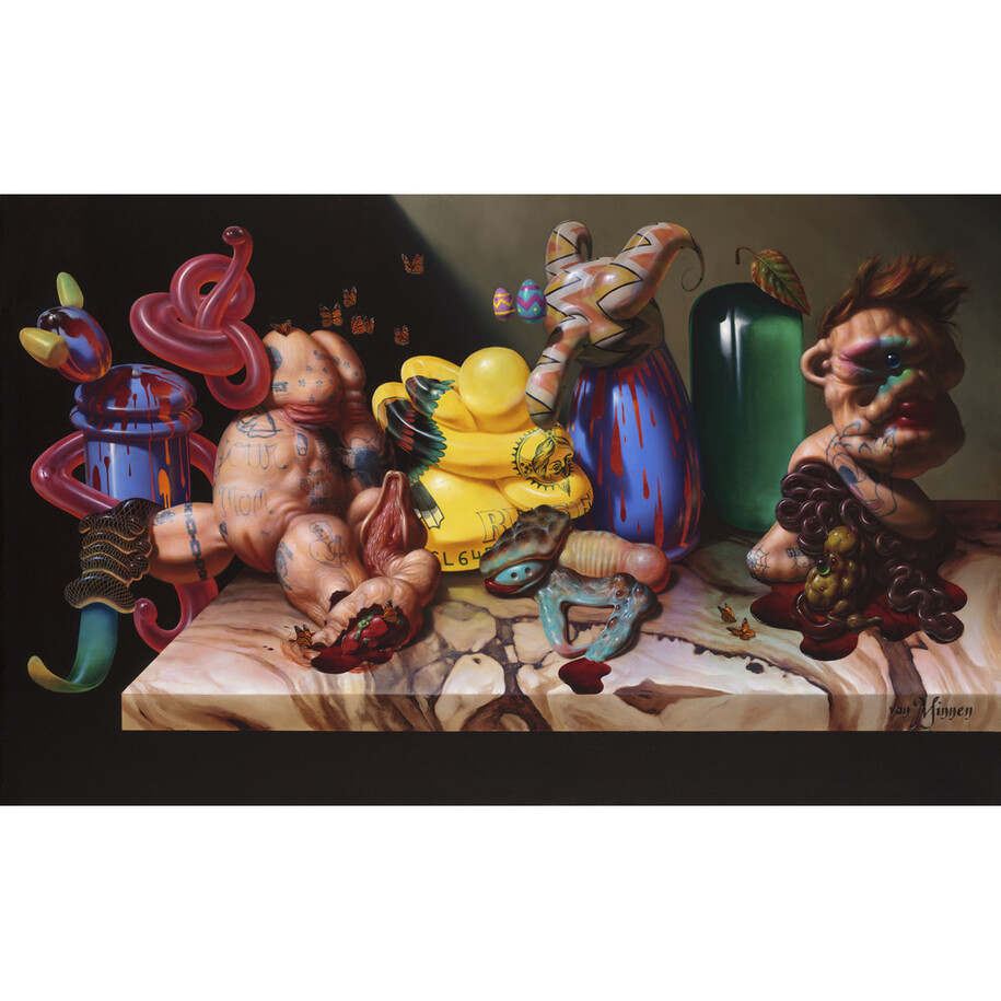 Christian Rex van Minnen, Google Gnostic, oil on linen, Courtesy of Robischon Gallery