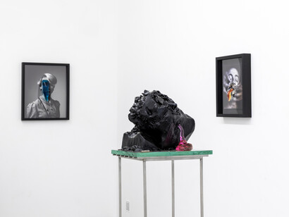 Christian Fogarolli, Mauvais corps, vue d'exposition. Avec l’aimable autorisation de la galerie Alberta Pane