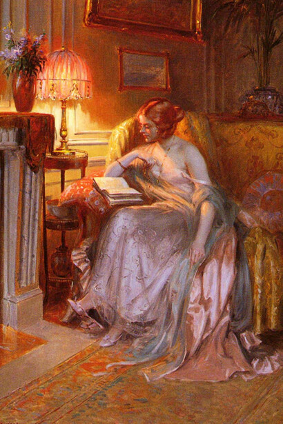 Delphin Enjolras- La Lecture Pres De La Lampe