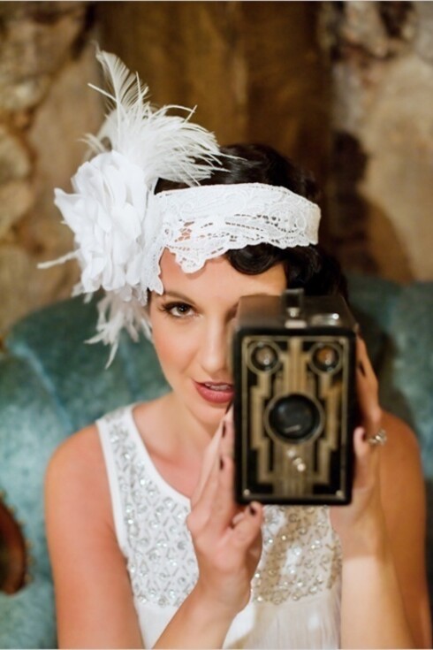 Roaring 20's inspired wedding © Rachel Peters Photography 