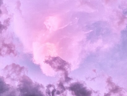 Cielos en color rosa