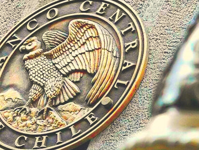 Símbolo del Banco Central de Chile. Los bancos corren riesgos y pueden sufrir pérdidas si esos riesgos se concretizan