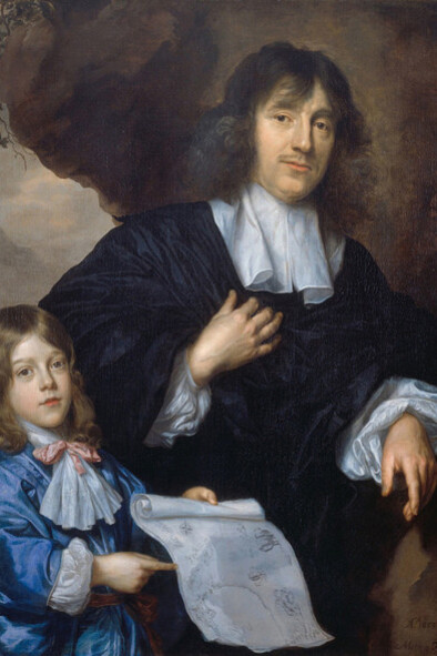 Jan Mijtens (Den Haag 1613/14 – 1670 Den Haag), Philippus Cunaeus mit Vater Johannes, 1663, Öl auf Leinwand, Wallraf-Richartz-Museum & Fondation Corboud, Köln