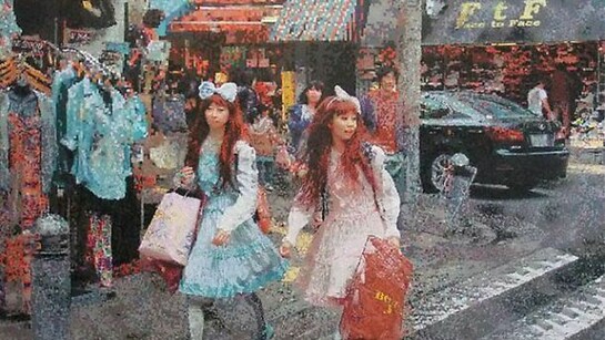 Römer + Römer, Face to Face, 2010, Oil on canvas, 79 x 104 inches