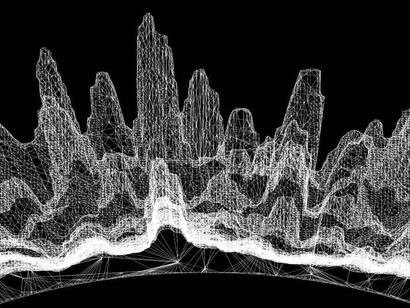 Giuliana Storino, Cicàdidi, la cadenza della vita, 2021,
elaborazione digitale, stampa su carta retroilluminata ph © Rocco Debenedictis
