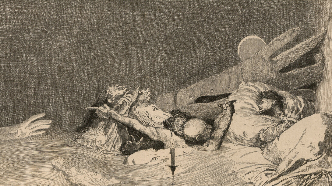 Max Klinger, "Un guanto" (1881)