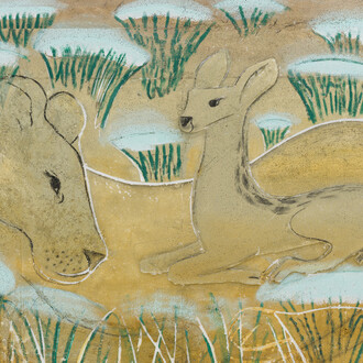 Lin May Saeed, Perennial relief (detail), 2022. Courtesy of Anton Kern Gallery 