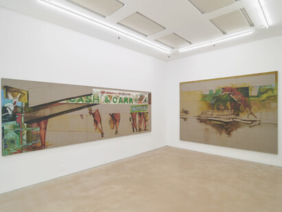 Okiki Akinfe, Rm9 5an, exhibition view. Commissioned and produced by Peer, London. Courtesy of the artist. Photo by Andy Keate