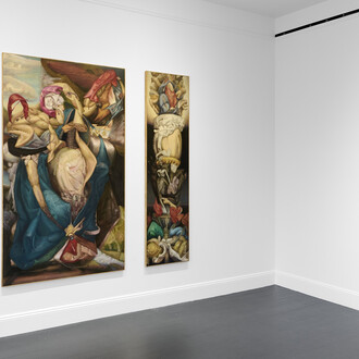 Cesar Santos, Manuscripts, exhibition view. Courtesy of Robilant+Voena