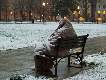 Homeless person in New York © AFP/Getty Images