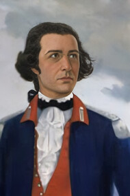Joaquim José da Silva Xavier, vestido com o informe de alferes da tropa paga de Minas em 1940. Pintura disponívenl no Museu Histórico Nacional na cidade do Rio de Janeiro, Brasil
