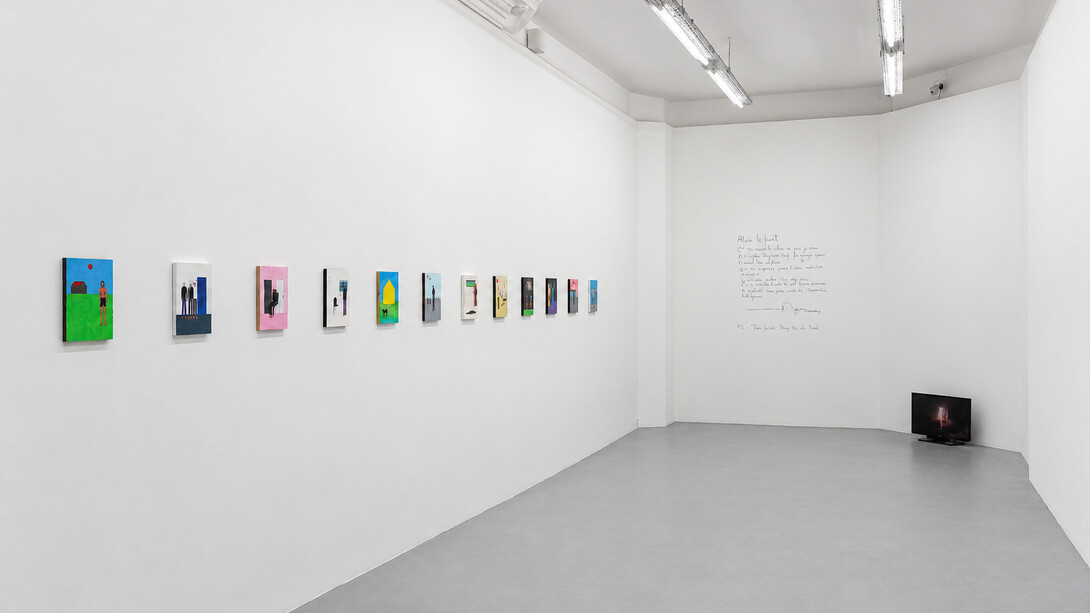 Amélie Bigard and Antoine Wolfermann, Adieu la famille, exhibition view. Courtesy of Galerie Pact 