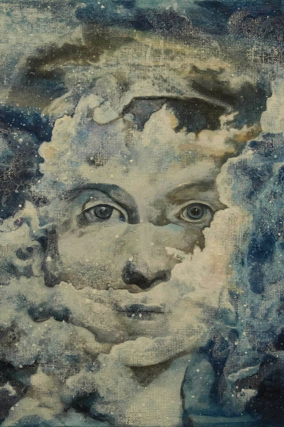 Geoff Diego Litherland, Women of the World, Oil on Canvas, 28 x 30 cm