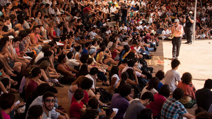  Clase de magistral con Boaventura de Sousa Santos, universidad de Brasilia, Brasil