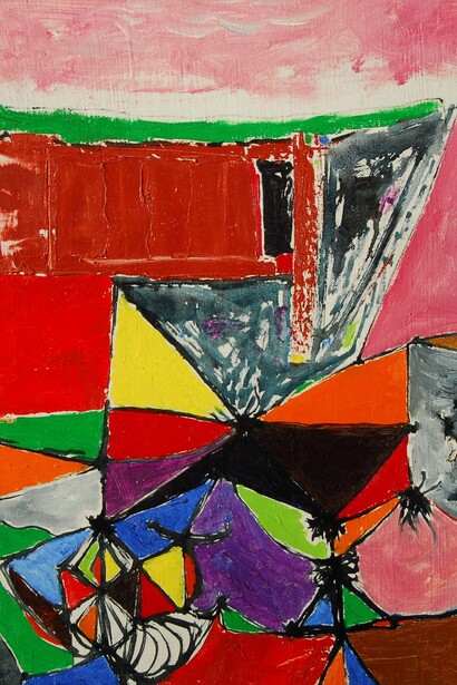 William Gear, Paysage (detail), 1948, Copyright the Artist's Estate, Image courtesy Goodman Fine Art