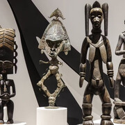 África, expresiones artísticas de un continente, vista de exhibición. Cortesía del Museo Oscar Niemeyer