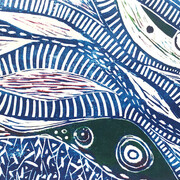 Isabel Parra, Fish #10 (detail), 2025 - 2026. Courtesy of Sin Sin Fine Art 