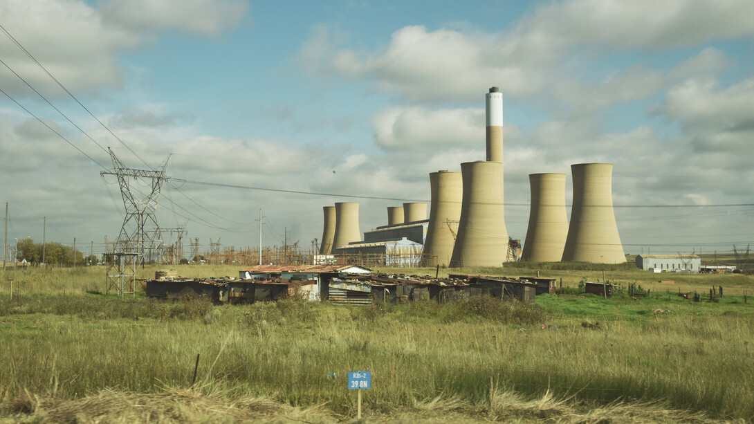 Failure to convert Komati coal-fired to a solar power station, exposed ANC's flip-flop about just climate transition © Ashish Kothari