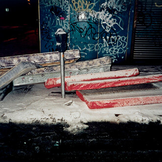 Tony Oursler, Seven Mattresses, 1997, Unique photograph on aluminium, 59,5 x 89 cm