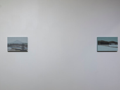 Hazel Wong Mei Yin, Receding scenery, exhibition view. Courtesy of Gallery Exit