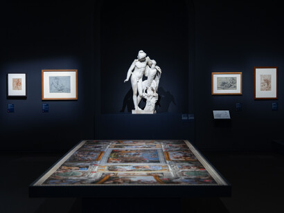 Los Farnesio en la Roma del siglo XVI, vista de exhibición. Cortesía del Museo Capitolino