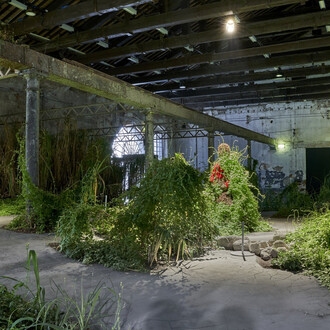 Precious Okoyomon, exhibition view. Courtesy of the artist, La Biennale di Venezia and Kunsthaus Bregenz. Photo by Clelia Cadamuro