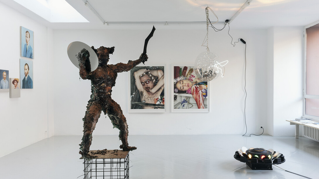 Matyáš Chochola & Christian Jankowski, Exhibition view. Courtesy of Cabinet 