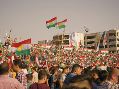 Manifestación en apoyo al referéndum de independencia del Kurdistán iraquí de 2017