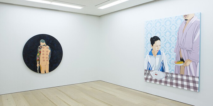 Chen Fei, Exhibition view. Courtesy of Perrotin