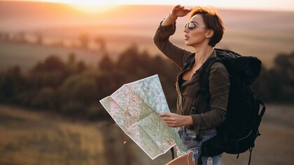 Exploring new horizons, one finds clarity, confidence, and a renewed sense of purpose—one step, one sunrise, one map at a time